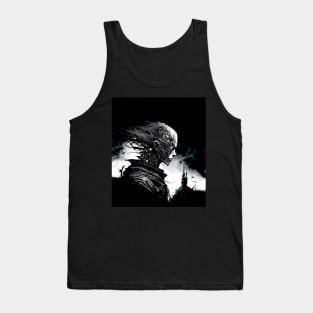 The Gatekeeper No. 1: The Guardian of the Gate. Defender of the Last City on a Dark Background Tank Top